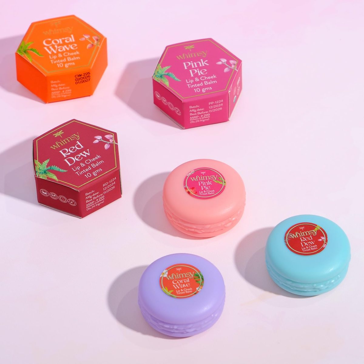 Whimsy Beauty Lip N Cheek Tint For Girls, Preteen And Teens|Kids Natural Lip Balm With Jojoba Oil And Vitamin E For Lips, Eyelids & Cheeks|Kids Makeup Safe|Skin Friendly Lip Balms For Girls - Pink - Image 5