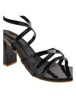 SilverArrow Casual and Classy Block Heel Chunky Heel Sandals Light Weight Comfortable & Trendy Strappy Party Heels for Girls & Women - Image 7
