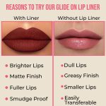 Insight Cosmetics Glide On Lip Liner | One Swipe Smooth Application | Long Lasting Lip Pencil,0.3 gm,21 - Image 2