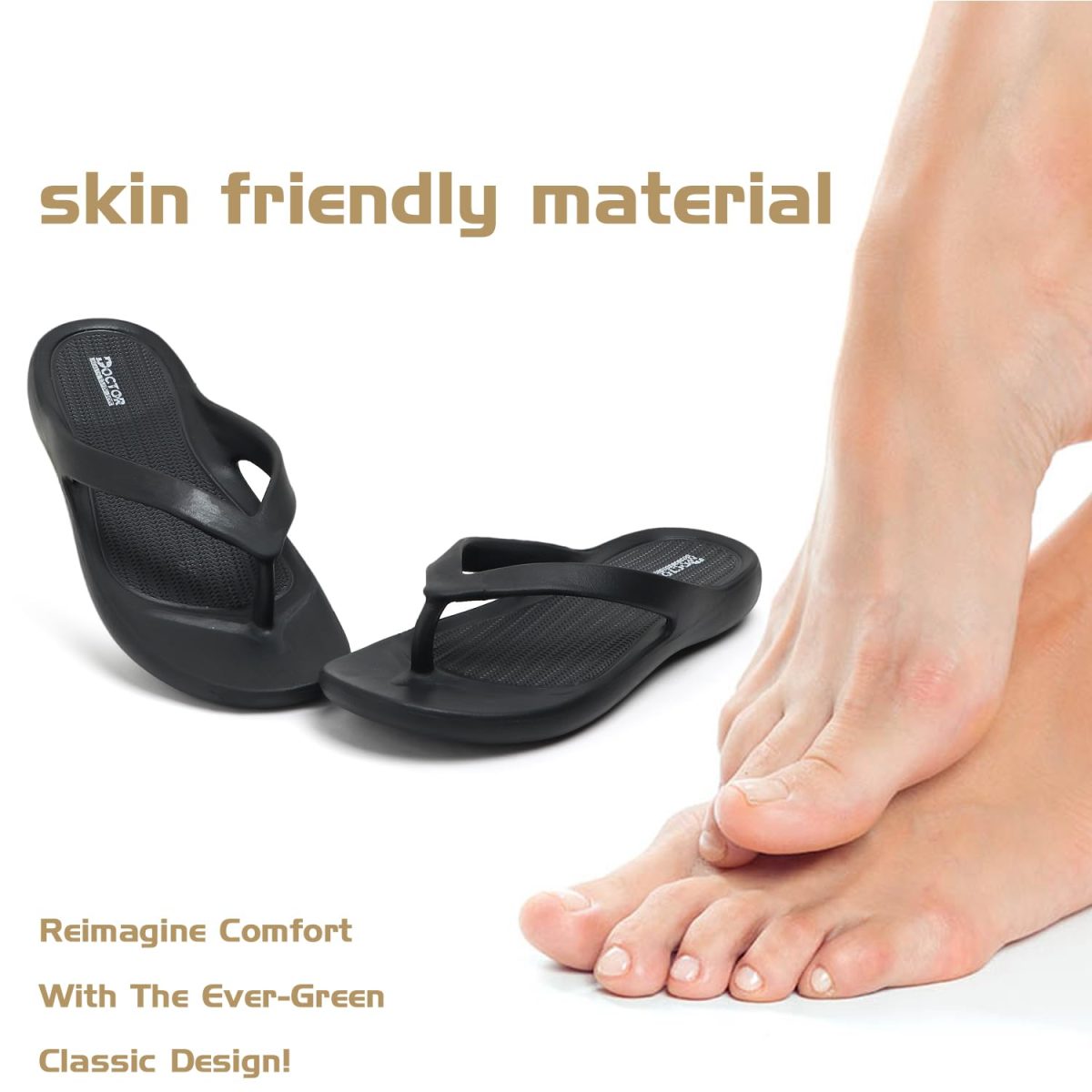 DOCTOR HEALTH SUPER Classic Stylish Ultra Soft Slippers with Cushion | Comfortable, Premium and Bright Colorful Flip Flops | Lab Tested Cushion and Bounce | Cushioned Footwear | Trendy Women Slippers - Image 9