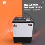 White Westinghouse 7.5 kg 3D Wash Semi Automatic Top Loading Washing Machine (SFW7500/ BLACK/ 2023) - Image 7