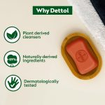 Dettol Original Bathing Soap Bar with 12hr Germ protection (400gm) | Kills 99.99% Germs, 100g (Pack of 4) - Image 5