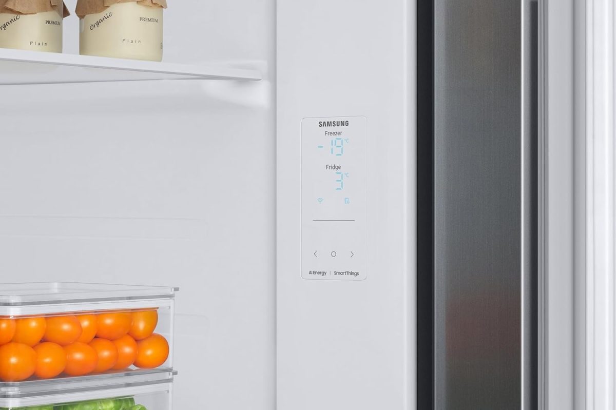 Samsung 653 L, 3 Star, Frost Free, Double Door, Convertible 5-in-1 Digital Inverter, Side By Side AI Enabled Smart Refrigerator with WiFi (RS76CG8003S9HL, Silver, Refined Inox) - Image 11