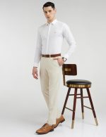 Allen Solly Men's Solid Slim Fit Shirt - Image 3