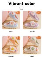 Panihari Warm Slipper for Women's Fur Closed Toe Intresting Star Winter Fashion for House & Bedroom Home Indoor Outdoor Sandals (1 Pair) - Image 8