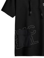Jump Cuts||Mens Printed Tshirt||Hooded Neck||Halfsleeve Hoodie for Men||Single Front Pocket Tshirt - Image 4