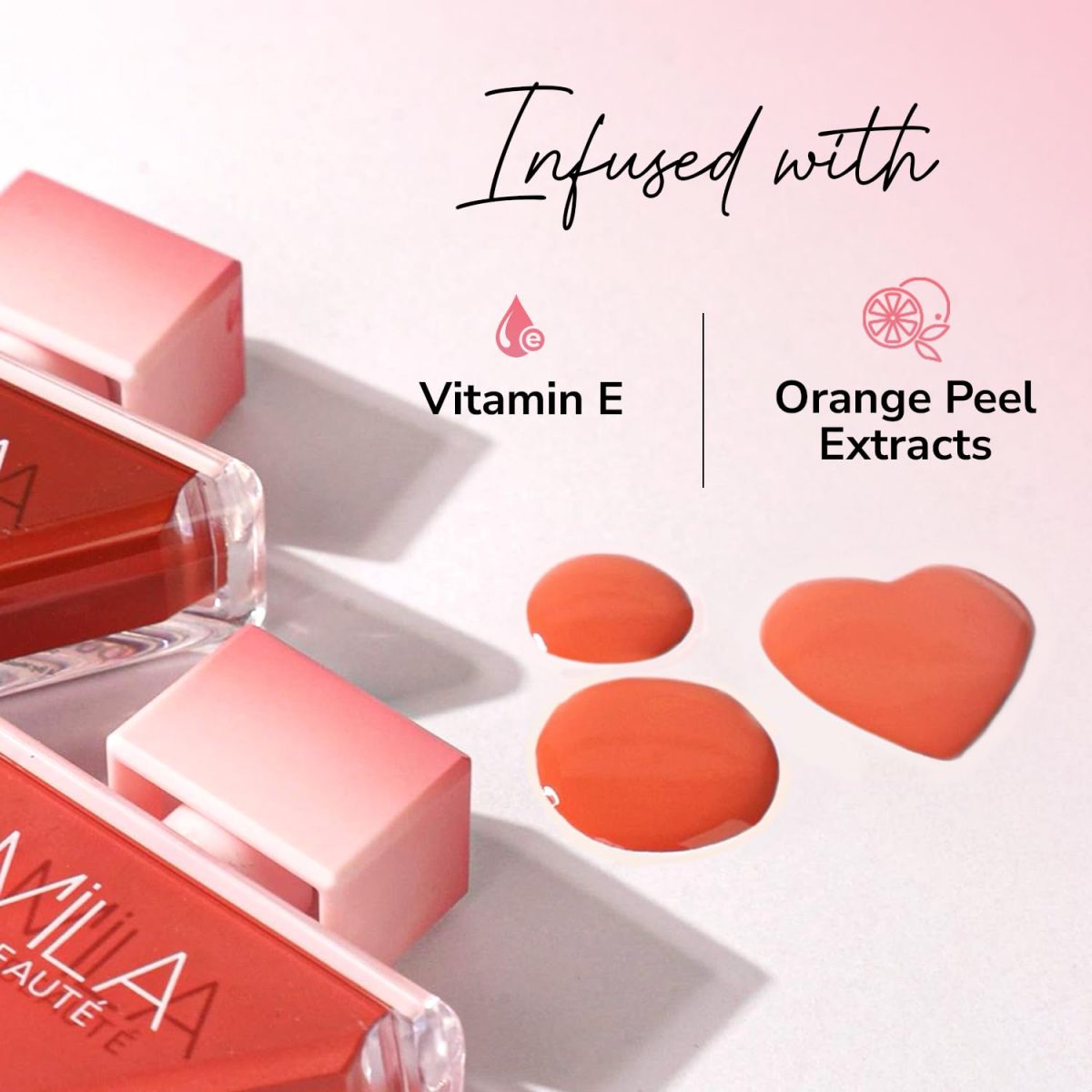 Mila Beauté Pookie Serum Liquid Blush for Face Makeup | Highly Pigmented & Easily Blendable Blusher | Non Drying Formula with Orange Peel Extracts | Suitable for Indian Skin Tones - Baby Boo - Image 3