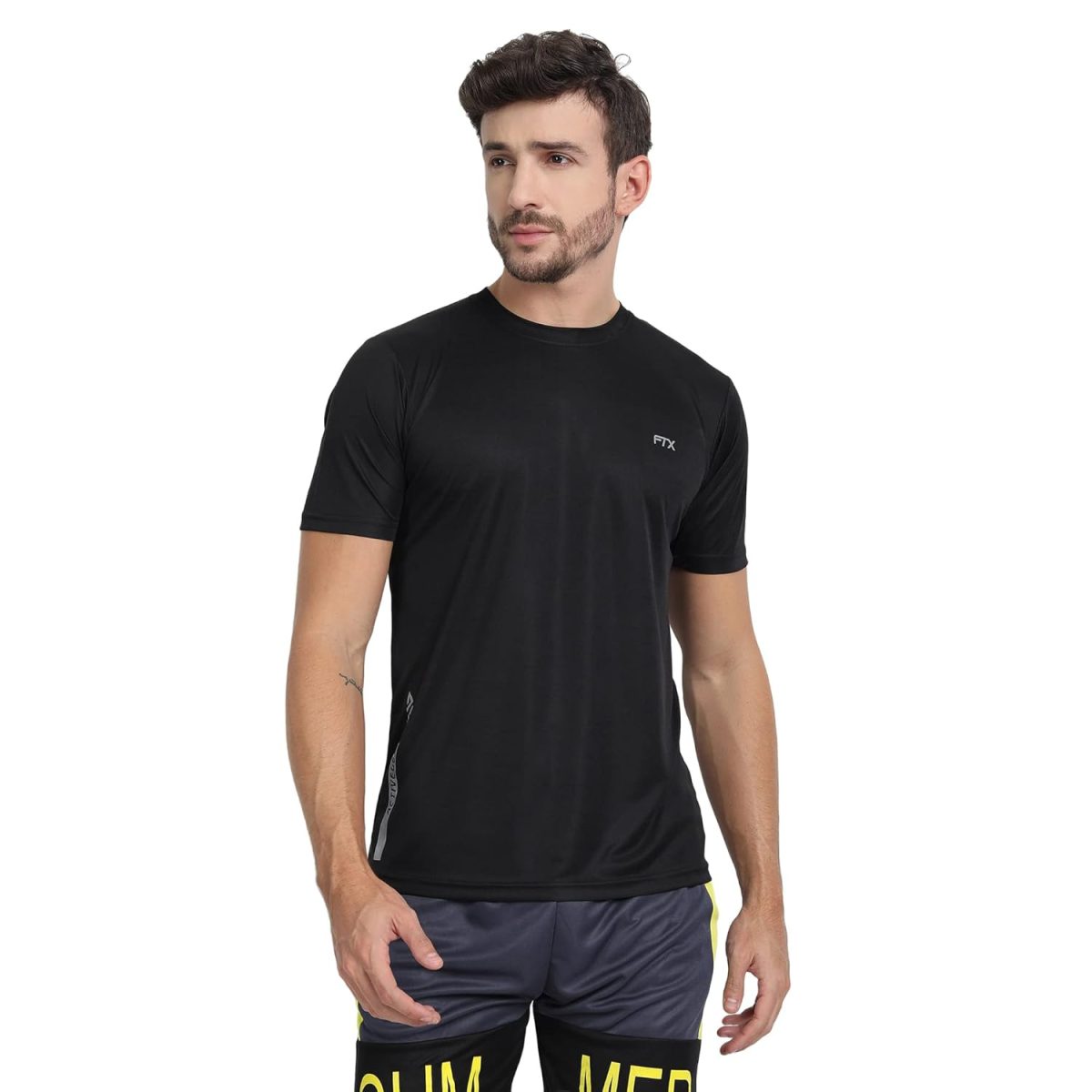 FTX Men's Solid Regular Fit T-Shirt - Image 3