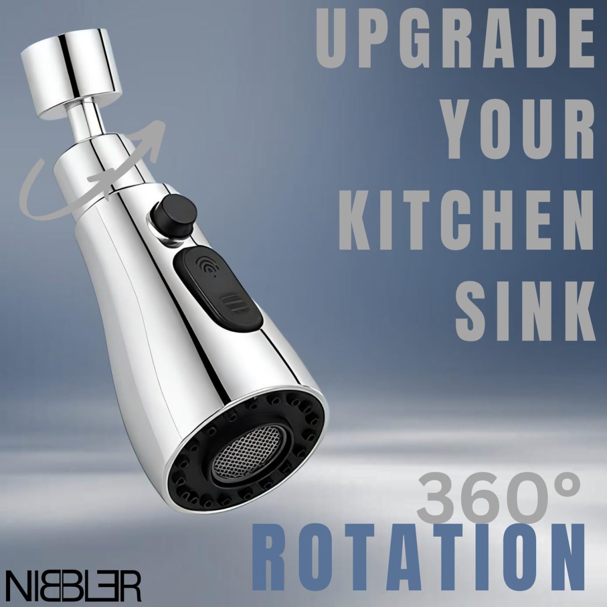 Nibbler ® Tap Extender for Kitchen Sink, Flexible Faucet with Tap Extension for Convenient Use Upgrade Your Kitchen Sink with Flexible Tap for Easy Access (Alpha 1) - Image 4