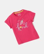 Jockey AG01 Girl's Super Combed Cotton Regular Fit Graphic Printed T-Shirt (Prints May Vary) - Image 5