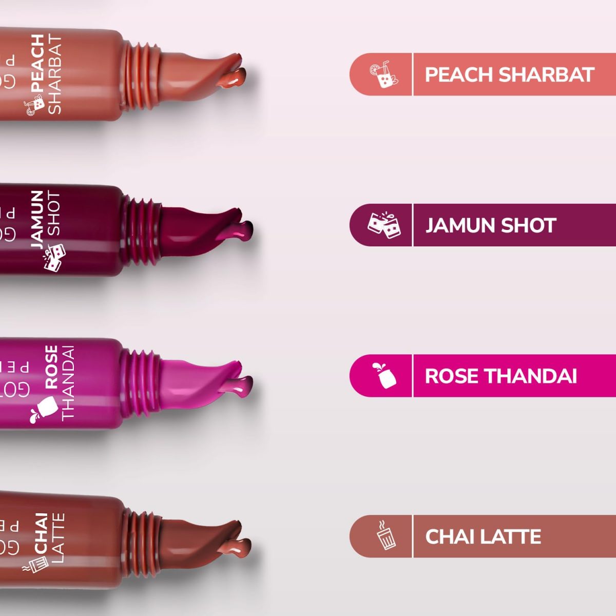 Mila Beauté Peptide Lip Gloss Balm I With SPF & Hyaluronic Acid I Plump & Fuller Lips I Hydrating & Shiny Lip Balm Non Sticky I Highly Pigmented I Soft & Nourished Lips - Peach Sharbat - Image 4