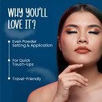 MARS Puffect Powder Puff with Strap | For Loose & Pressed Powder Application | Flawless Makeup Blend | Easy to Clean and Handle | Gentle on Skin | Pack of 2 - Image 3