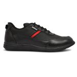 NIXFLEET Steel Toe Sports Look Safety Shoes for Men: Stylish and Sturdy Heavy-Duty Footwear with Slip-Resistant Outsole Black Size UK7 - Image 3