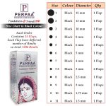 PERPAA Premium Velvet Sticker Kumkum Bindi Box of 15 Flaps with Different Size - Pottu for Women,Ladies, Girls (Black) - Image 2