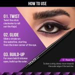 Staze 9To9 All Eyes On You Pencil Kajal | Smudgeproof, Waterproof & 24Hrs Long Stay | One Stroke Smooth Glide | Ultra-Pigmented Intense Black Matte Finish | 01 Blackest Black | 0.3G - Image 4