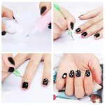 Nail Art Brushes | Nail Art Design Painting and Drawing UV Polish Brush Tool Kit | 15 pcs Nail Art Brushes Kit with 5 pcs Nail Dotting Pens (Pack Of 2) Multicolored - Image 2
