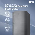 IFB 197L 5 Star Direct Cool Single Door Refrigerator (IFBDC-2235DBSE, Brush Grey, Advanced Inverter Compressor, Extraordinary Storage with Humidity Controller) - Image 8