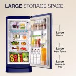 Godrej 183 L 3 Star Farm Fresh Crisper Technology With Jumbo Vegetable Tray Direct Cool Single Door Refrigerator (RD R190C WRF NY BL, Navy Blue) - Image 5