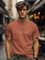 BULLMER Trendy Printed Cotton Blend Crew Neck/Round Neck Half Sleeve Tshirt for Men- Pack of 2 - Image 3