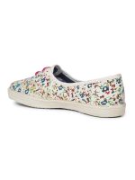 Bata Women’s Casual Ballerina Daisy - Trendy Silver White Flats for Everyday Style - Image 4