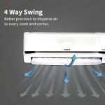 Hitachi 2 Ton Class 5 Star, 4-Way Swing, ice Clean, Xpandable+, Inverter Split AC (100% Copper, Dust Filter, 5500STXL RAS.V522PCBISH1, White) - Image 7