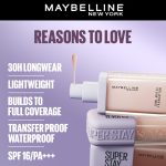Maybelline New York Super Stay Lumi-Matte Liquid Foundation - 115, Up To 30H Long Wear, Water & Transfer Proof. SuperStay Lumi-Matte Liquid Foundation comes with Non-comedogenic & Vegan Formula | 35ml - Image 2