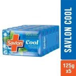 Savlon Cool Soap, with Menthol & Glycerin, 600g (120g - Combo Pack of 5), For All Skin Types - Image 2