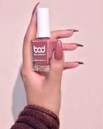 BAD COMPANY Glossy Finish Nail Polish 10ml, No Toxin Glossy Nail Lacquer, Long Lasting, Chip Resistant, Vegan, Quick Dry & Cruelty-Free Glossy Nail Paint Fearless 74 (Brown Nail Polish) - Image 2