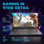 Lenovo LOQ 2024, AMD Ryzen 7 7435HS, NVIDIA RTX 4060-8GB, 24GB RAM, 512GB SSD, 15.6"/39.6cm, Windows 11, MS Office Home 2024, Grey, 2.4Kg, 83JC00EHIN, 100% sRGB, 3 Mon. Game Pass Gaming Laptop - Image 4
