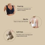 Luella Women's Full Support Wireless T-Shirt Bra, Padded, Lace Silk, Elegant Comfort for Your Everday Bra - Image 4