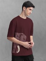 BULLMER Trendy Front and Back Printed Oversized Round Neck T-Shirt for Men - Pack of 2 - Image 5