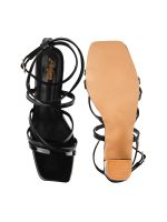 SilverArrow Casual and Classy Block Heel Chunky Heel Sandals Light Weight Comfortable & Trendy Strappy Party Heels for Girls & Women - Image 8