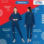 Lux Cottswool Women's Thermal Top and Lower Set - Image 2