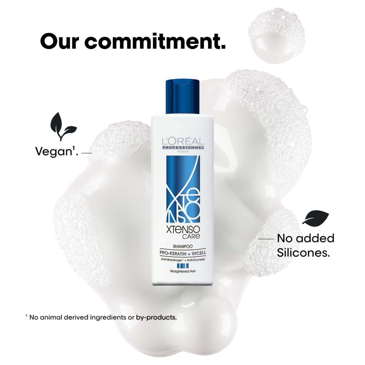 L'Oréal Professionnel Xtenso Care Shampoo for Frizz-Free, Smooth & Manageable Hair 250ml | Enriched with Pro Keratin & Incell | For Men & Women | Unruly, Unmanageable Hair - Image 8