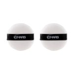 MARS Puffect Powder Puff with Strap | For Loose & Pressed Powder Application | Flawless Makeup Blend | Easy to Clean and Handle | Gentle on Skin | Pack of 2 - Image 2