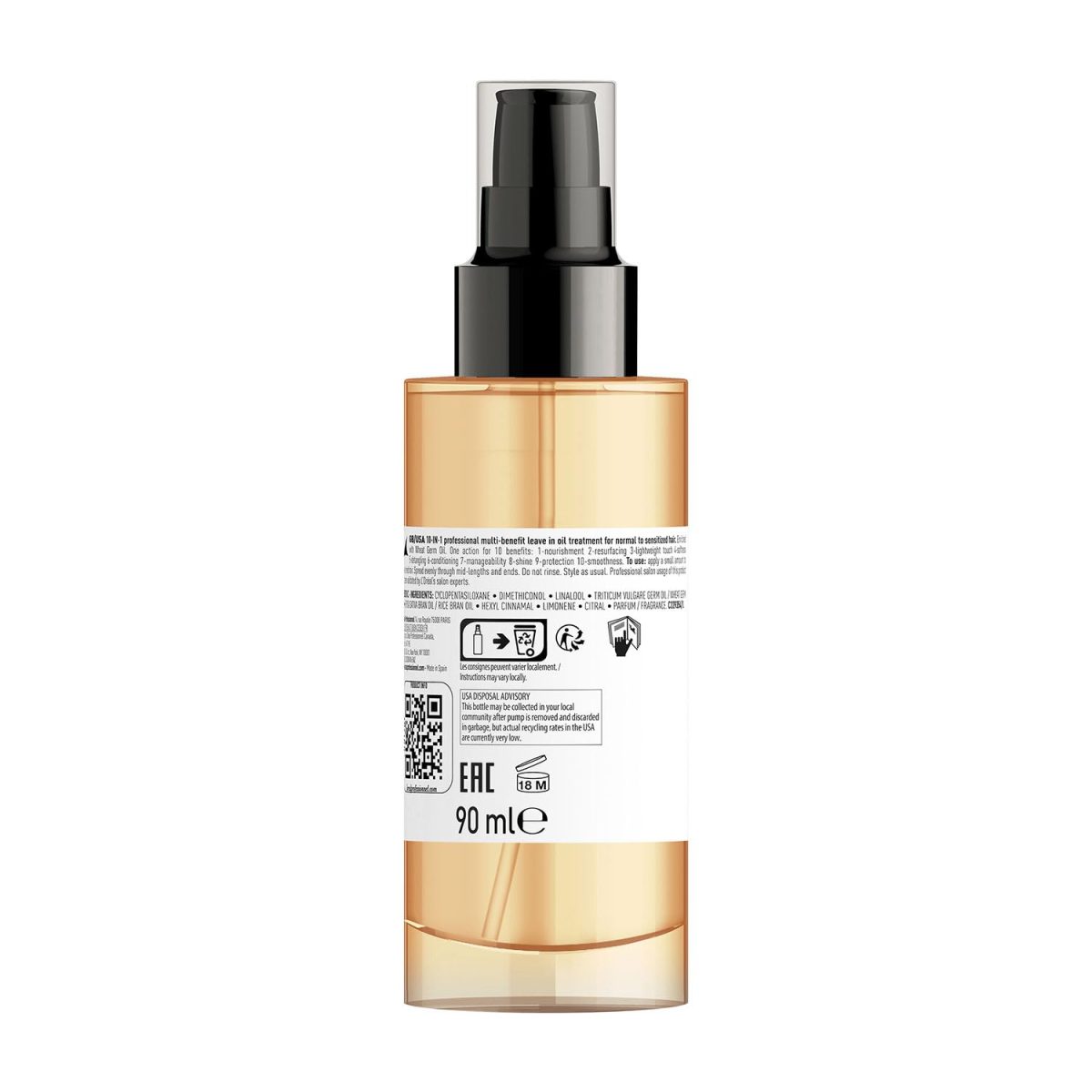 L'Oréal Professionnel Serie Expert Absolut Repair Serum | For dry and damaged hair| Provides softness and shine | With Wheat Oil (90ml) - Image 9
