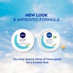 NIVEA Soft Light Moisturizer, 300 ml, for Face, Hand & Body, Non-Greasy Cream with Vitamin E & Jojoba Oil for Instant Hydration - Image 8
