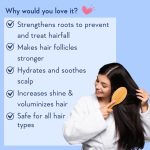 WishCare Multi Peptide Anti Hairfall Shampoo – Paraben & Sulphate Free Shampoo for Women & Men with Rice Water, Rosemary, Hyaluronic Acid & Caffeine for Hairfall Control 250ml - Image 3