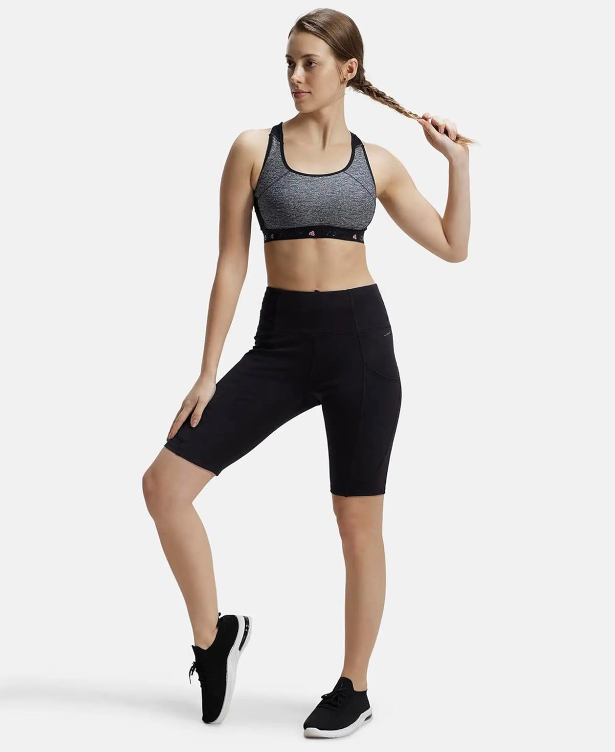 Jockey MW81 Women's Microfiber Elastane Stretch Slim Fit Shorts with Side Pockets and Stay Fresh Treatment - Image 6