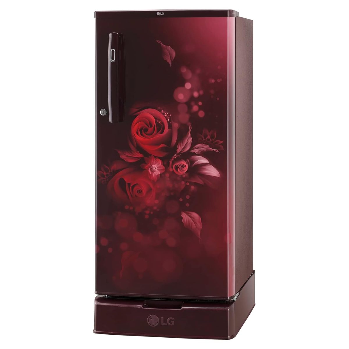 LG 185 L 4 Star Inverter Direct-Cool Single Door Refrigerator (GL-D199OSEY, Scarlet Euphoria, Base stand with drawer) - Image 16