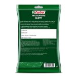 Castrol Microfibre Cloth for Cleaning | 400 GSM Thick Lint & Streak-Free Multipurpose and Reusable Cloth | High Water Absorption and Retention for Effortless Cleaning (Pack of 1, 40x40cm) - Image 2