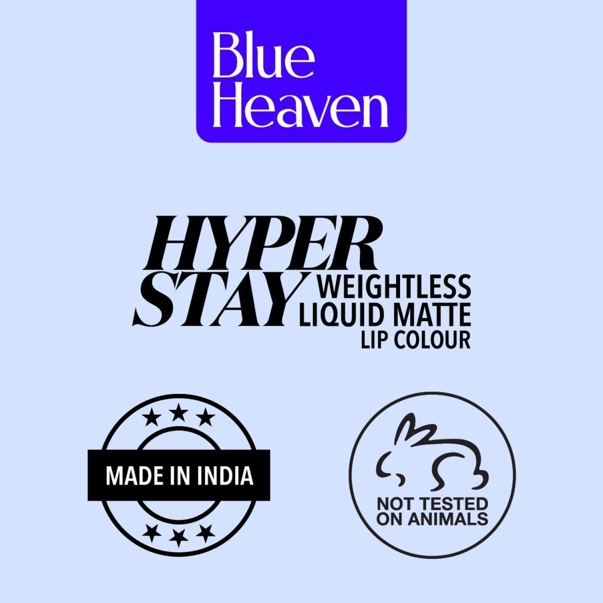 Blue Heaven Hyper Stay Weightless Liquid Matte Lipstick | Long-lasting & Smudge Proof | Non-Transfer Matte Lipstick for Women| Mystic Maroon-05 | 6ml - Image 6