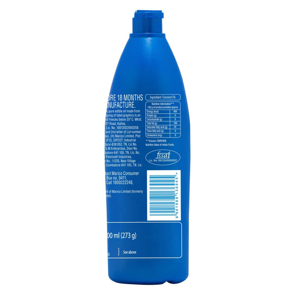 Parachute Coconut Oil 300 ml - Bottle - Image 7