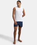 Jockey 9930 Men's Super Combed Cotton Rib Solid Slim Fit Round Neck Muscle Vest - Image 6