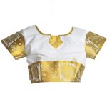 AMIRTHA FASHION Girls Traditional Lehenga Choli KERALA MUNNOR PATTU WITH WAIST BELT (AMFRHSK) - Image 2