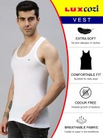 Lux Cozi Men's Cotton Regular Fit Vest - Image 3