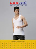 Lux Cozi Men's Cotton Regular Fit Vest - Image 5