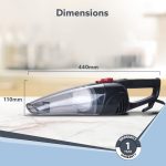 AGARO Regal 800 Watts Handheld Vacuum Cleaner, for Home Use, Dry Vacuuming, 6.5 kPa Suction Power, Lightweight, Lightweight & Durable Body, Small/Mini Size (Black) - Image 6