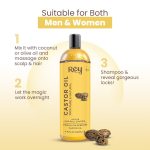Rey Naturals Cold Pressed Castor Oil, 200ml - Image 5