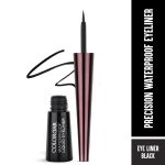 Colorbar Waterproof Opaque Liquid Eyeliner Opaque Finish - Black, 2.5ml |Smudge Proof| Long Lasting| Flexible Applicator. - Image 2